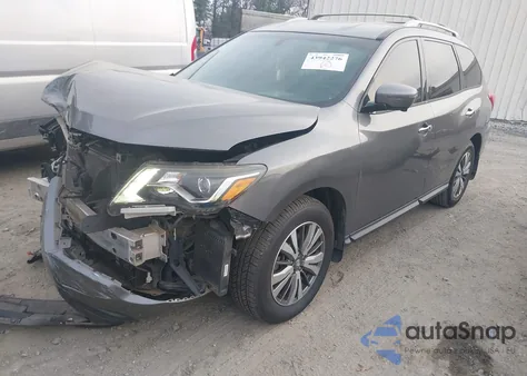 2017 Nissan Pathfinder Sl z USA, uszkodzony, nr VIN 5N1DR2MN2HC606978